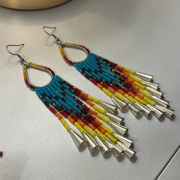 Beaded Earrings - Picture 2 of 3
